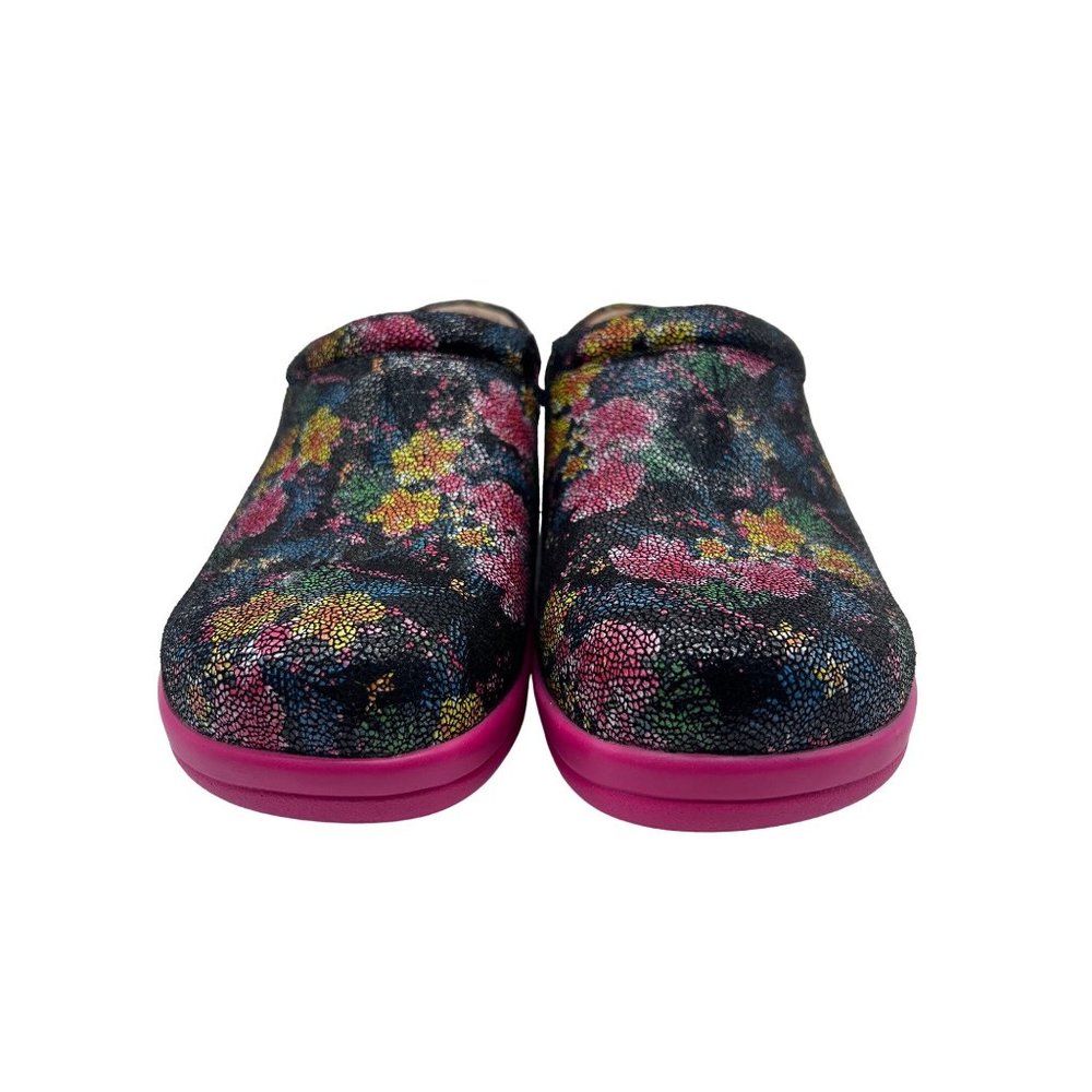Alegria Floral slip-on Nursing Medical professional shoes women size 39 KAY-884 - Picture 8 of 9